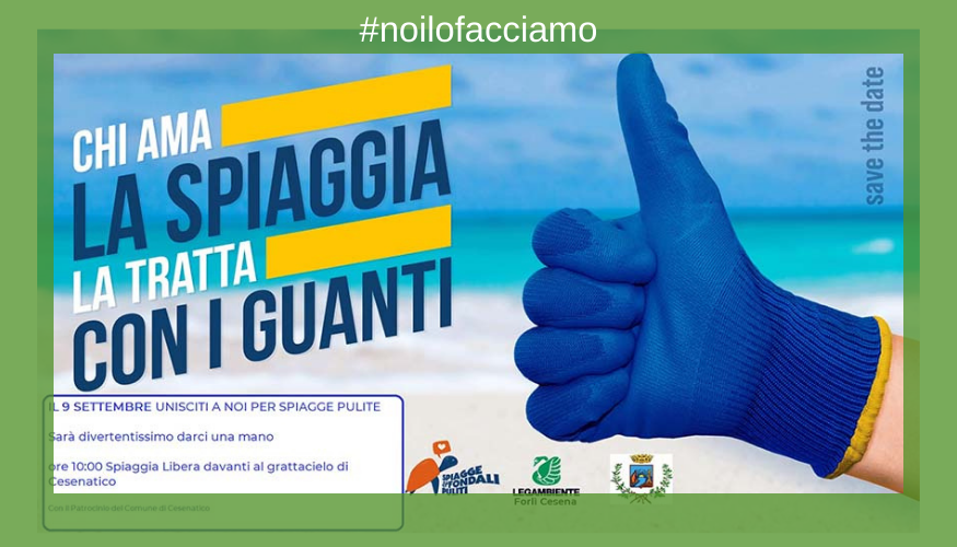 Spiagge pulite Cesenatico 9 settembre