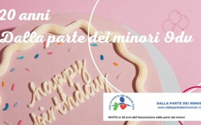 Dalla parte dei minori spegne 20 candeline