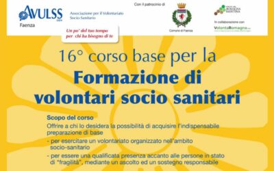 Formazione per volontari socio sanitari