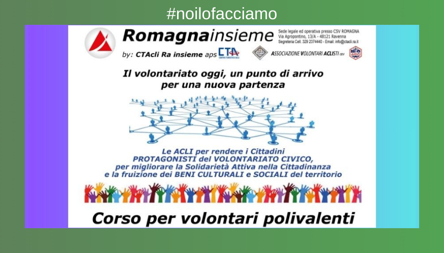 Volontari polivalenti con Acli
