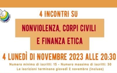 Nonviolenza, corpi civili e finanza etica