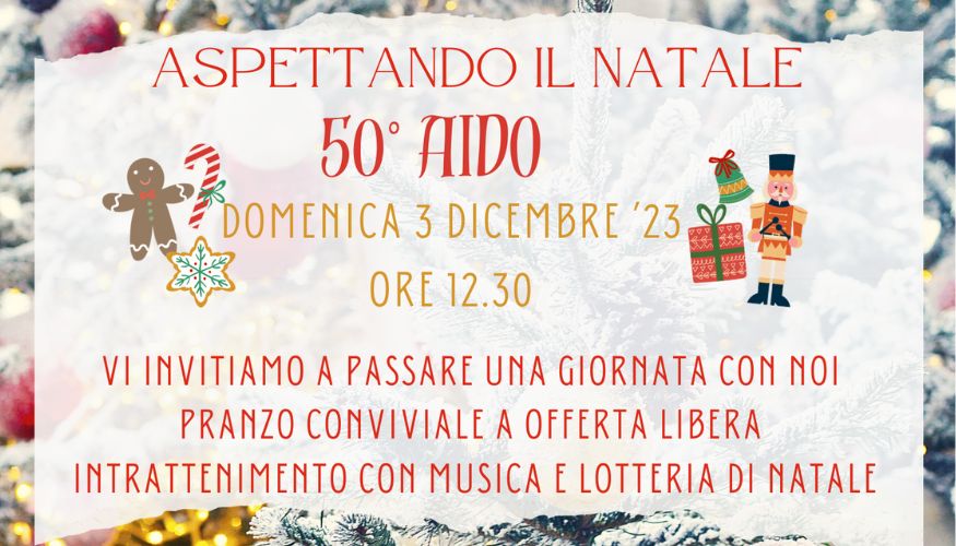 50° compleanno di Aido