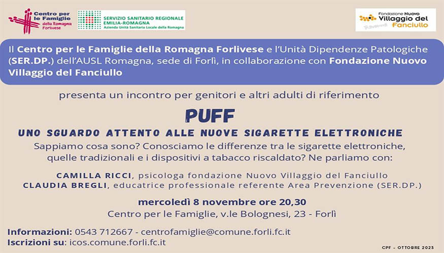 PUFF – sigaretta elettronica