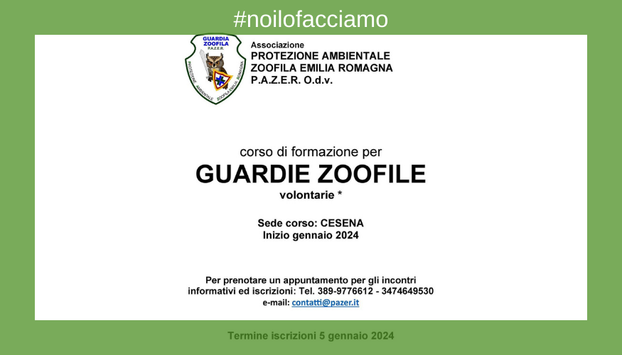 Guardie zoofile cercasi