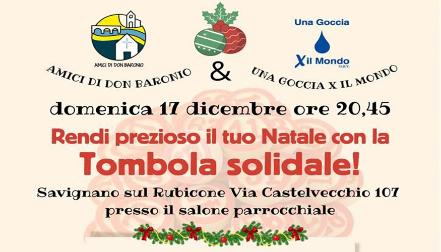 Tombola solidale!