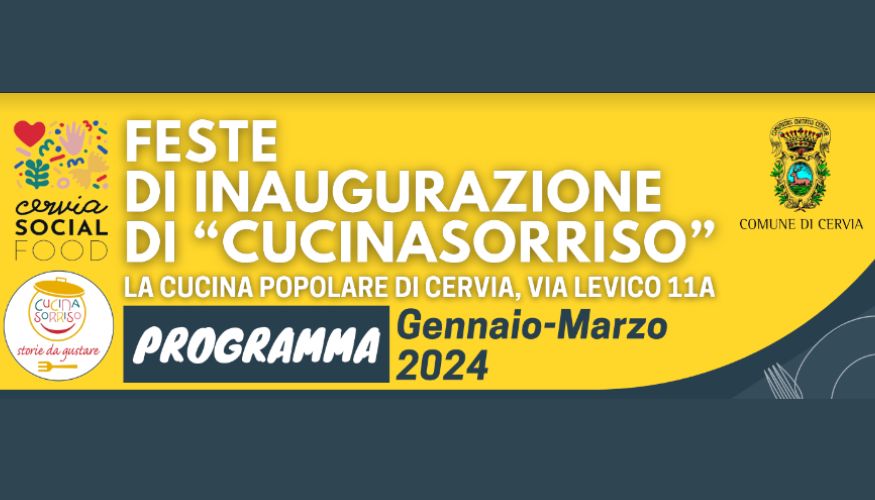 Feste di inaugurazione per “Cucina sorriso”