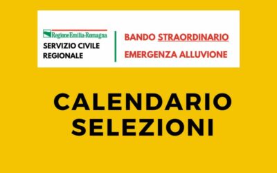 Calendario selezioni co-progetto straordinario Servizio Civile Regionale 2023 “Romagna mia”