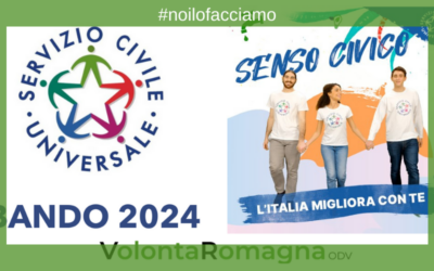 Servizio civile universale 2024 – Riaperti i termini