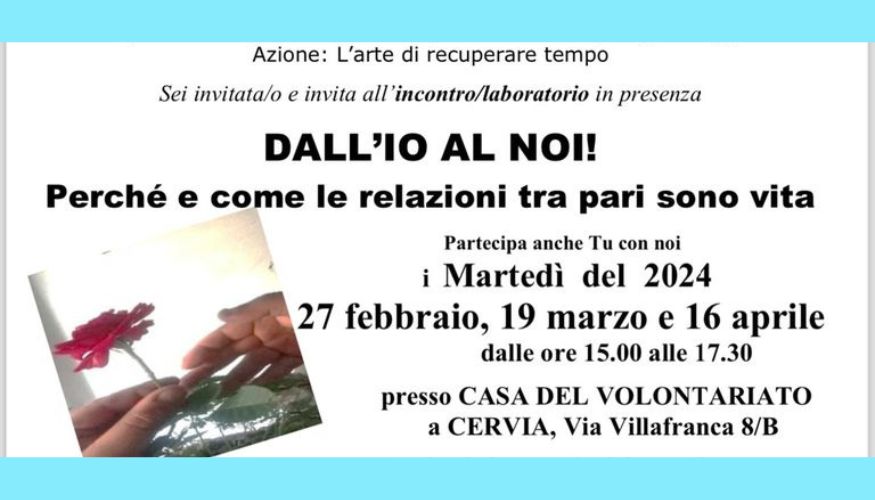 Dall’io al noi