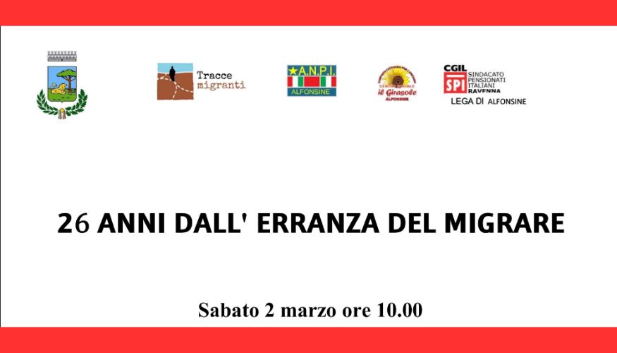 26 anni dall’erranza nel migrare