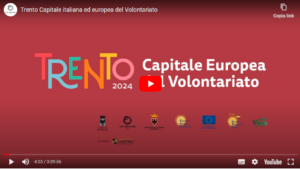 Video inaugurazione Trento capitale europea del volontariato 2023