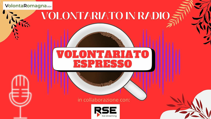 immagine con logo della trasmissione Volontariato espresso