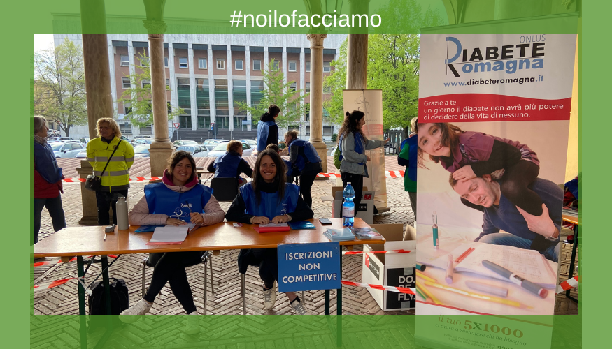 Volontari per la Diabetes Marathon