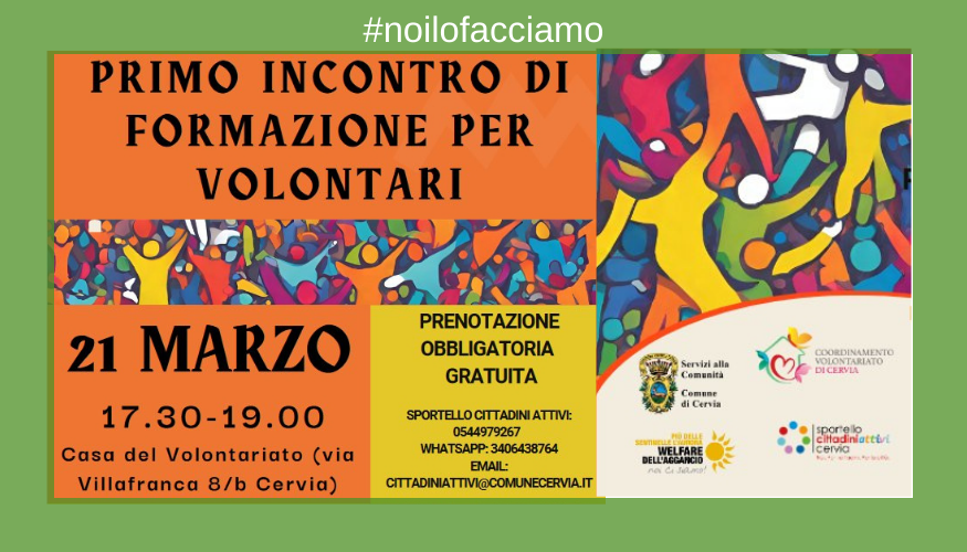 Volontari allo sportello “Cittadini attivi”