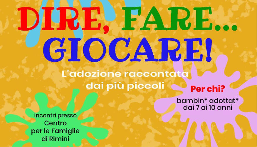 Dire, fare, giocare