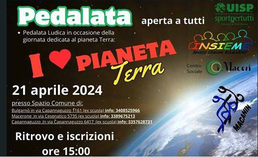 Pedalata I love pianeta
