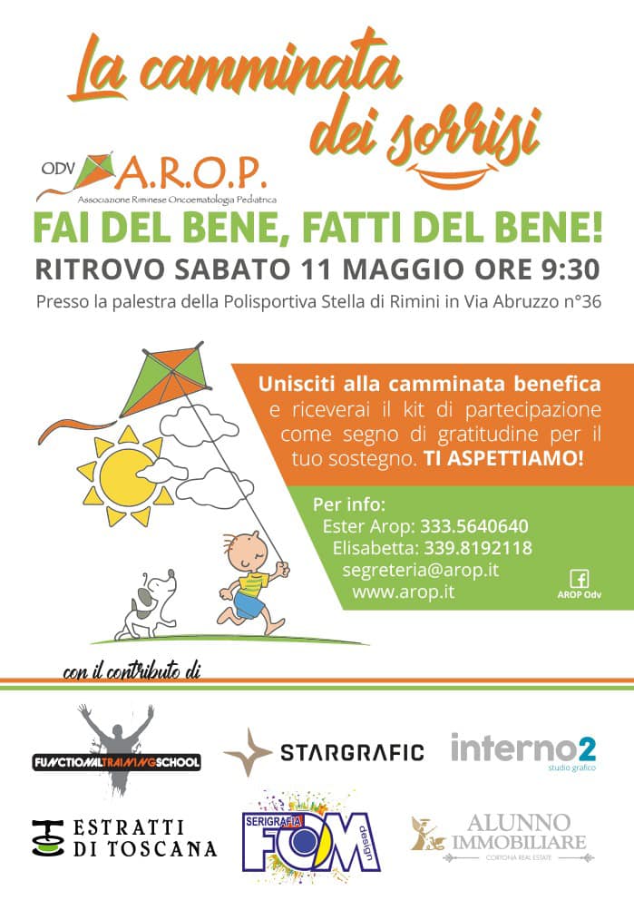 arop La camminata dei sorrisi.