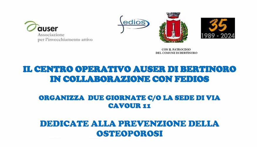 Prevenzione osteoporosi