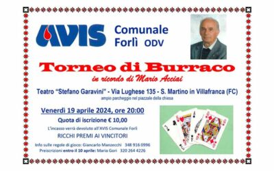 Torneo di Burraco per Avis