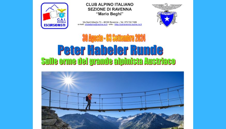 Sulle orme dell’alpinista austriaco Peter Habeler
