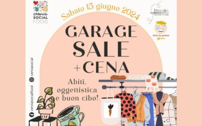 Garage sale e cena solidali