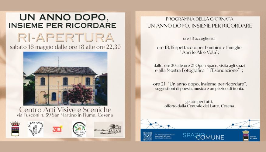 Un anno dopo, per ricordare
