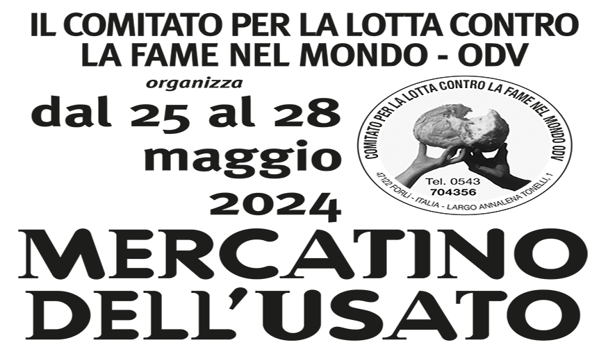 Mercatino dell’usato maggio 2024