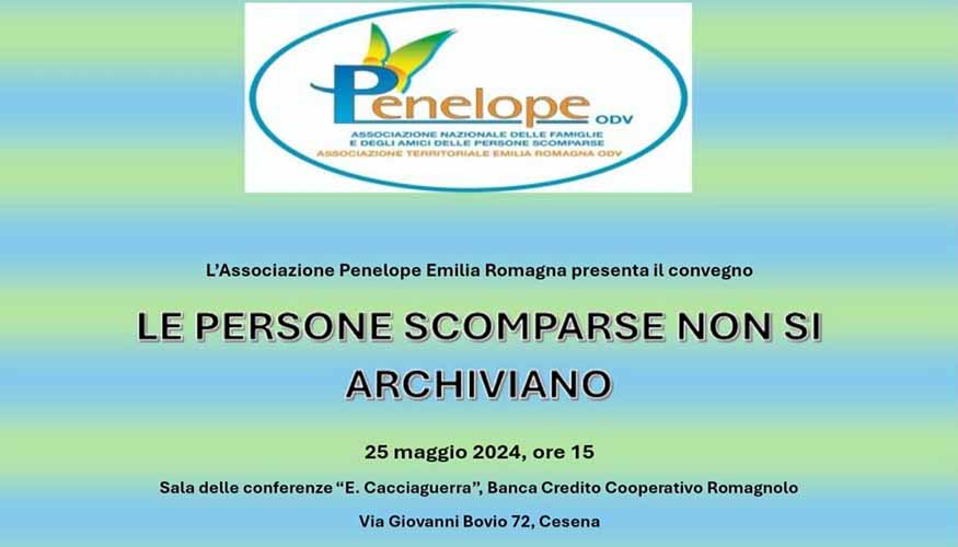 Le persone scomparse non si archiviano