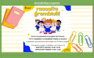 La scuola è finita! Dona il tuo grembiule