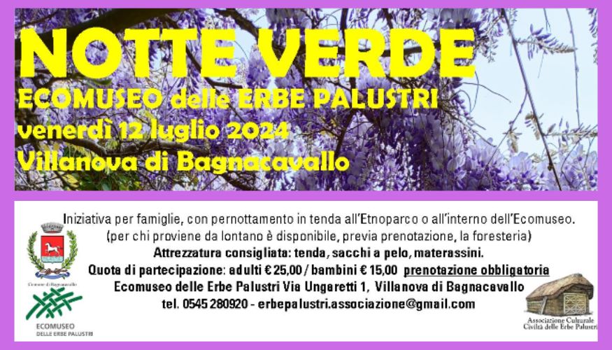 “Notte verde” in tenda all’Ecomuseo