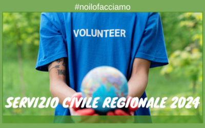 Al via le domande per il Servizio civile regionale 2024