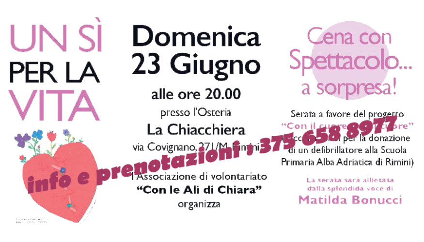 Un sì per la vita 2024