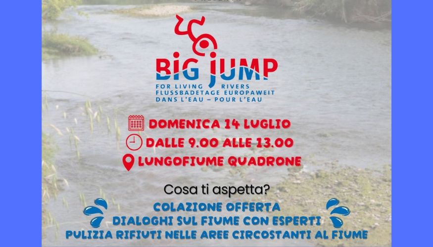 Big jump: pulizia delle aree vicine al fiume