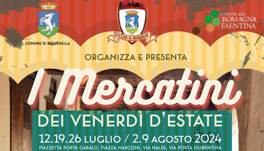 I mercatini estivi del venerdì
