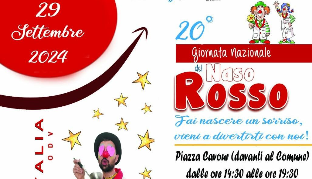 giornata nazionale del naso rosso Giornata nazionale del naso rosso.