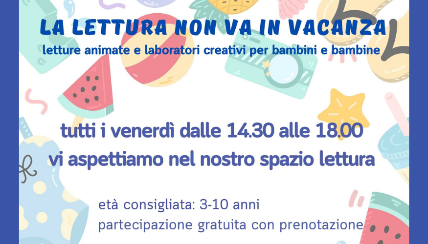 La lettura non va in vacanza