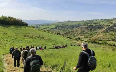 Trekking sul sentiero del minatore