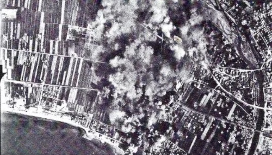 Rimini bombardata