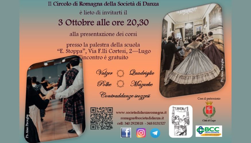 Tornano i corsi di danze Ottocentesche