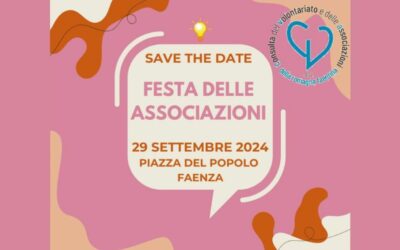 Faenza: pianifichiamo la festa del volontariato