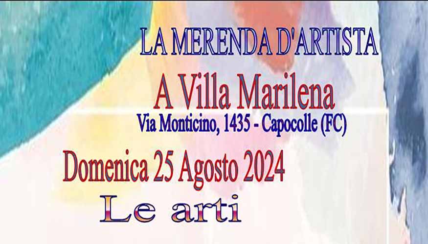 Merenda d’artista: le arti