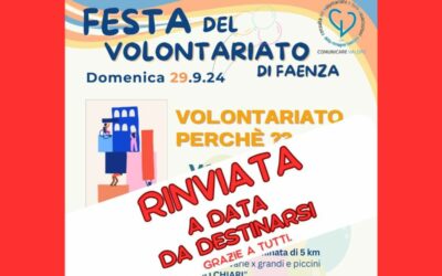 RIMANDATO – Festa del volontariato di Faenza – 2024