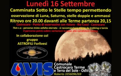 Camminata sotto le stelle