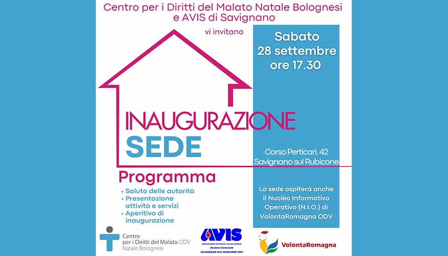Nuova sede per il Centro per i diritti del malato e Avis