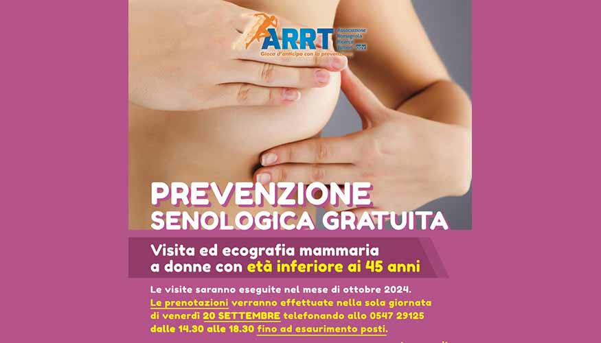 Prevenzione gratuita del tumore al seno