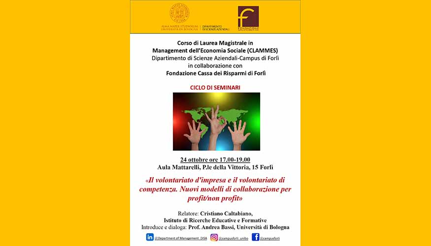 Il volontariato d’impresa e di competenza