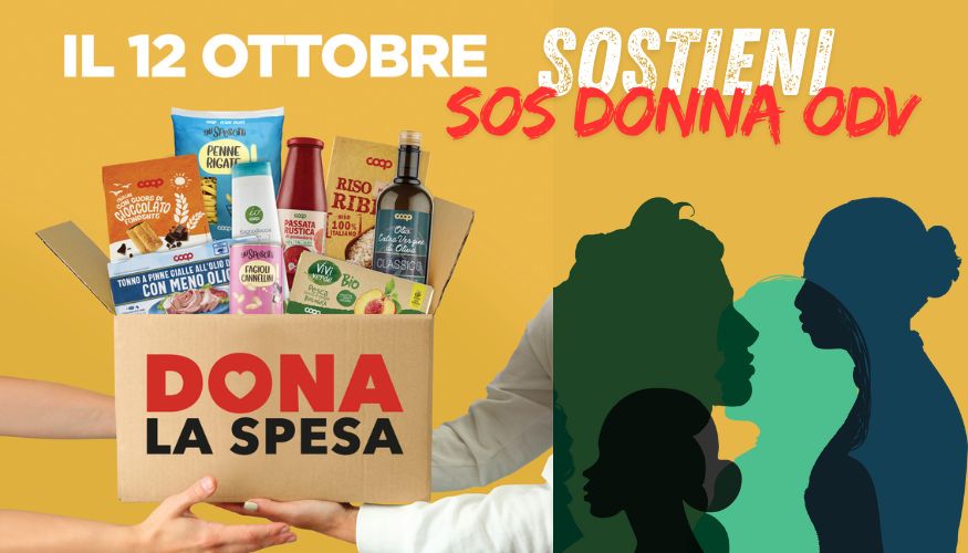 Raccolta alimentare per le case rifugio