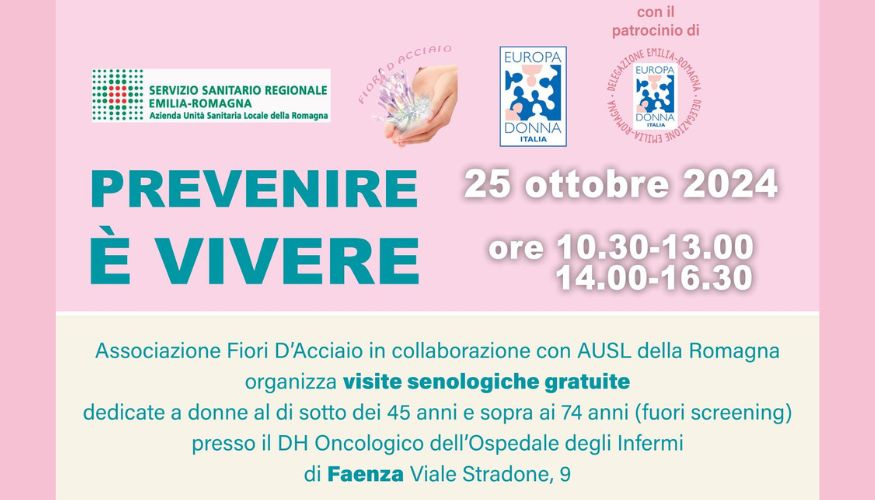 Ottobre in rosa per la prevenzione