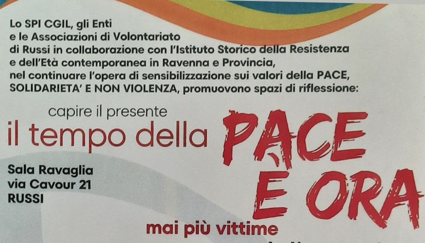 Il tempo della pace è ora