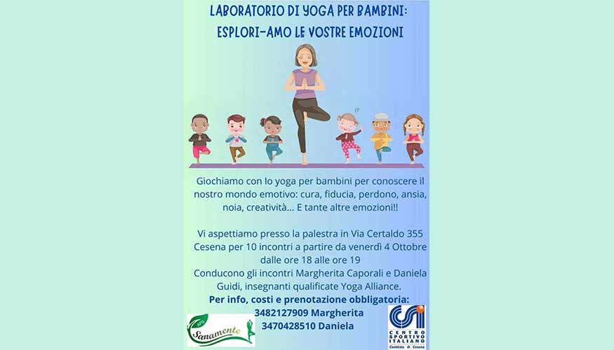 Yoga per bambini con Sanamente